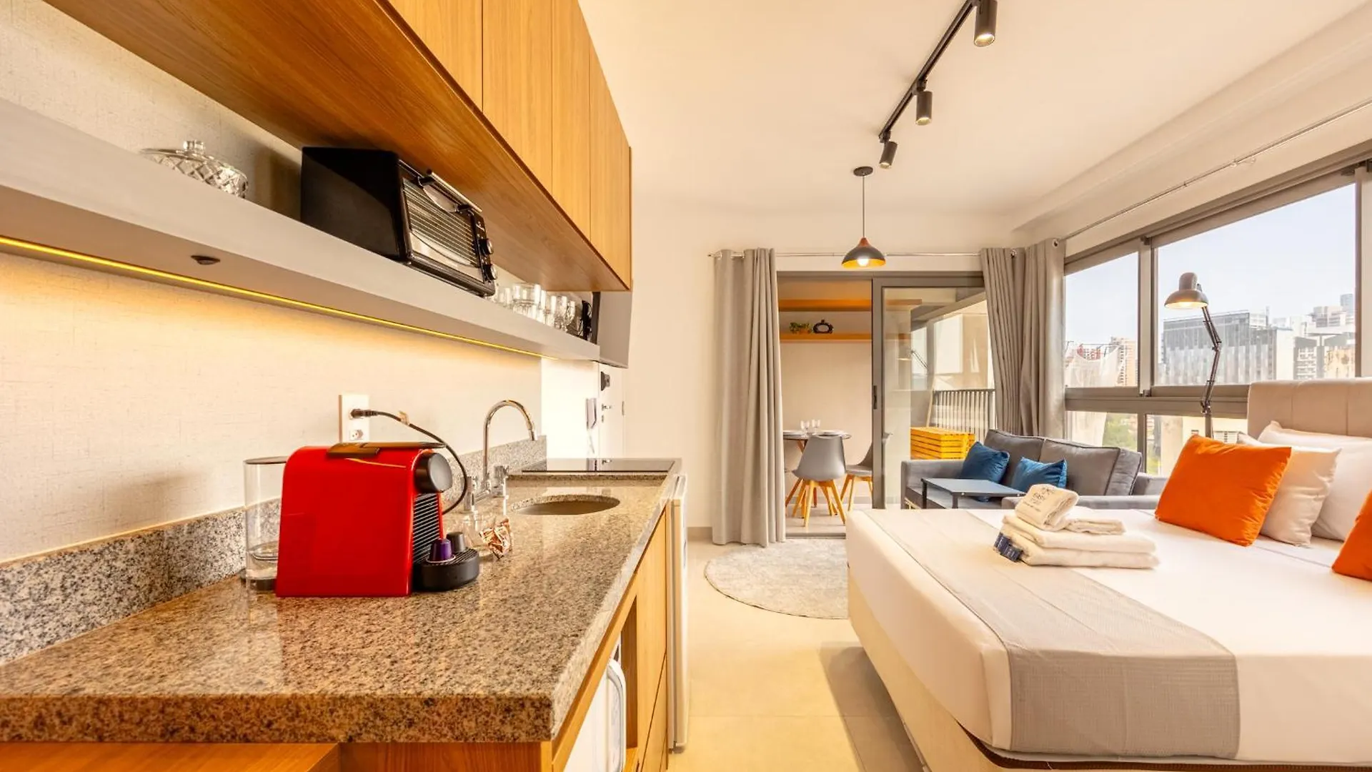 Apartment Easy Star - Belo Studio Ao Lado Do Allianz - Mn01I Sao Paulo